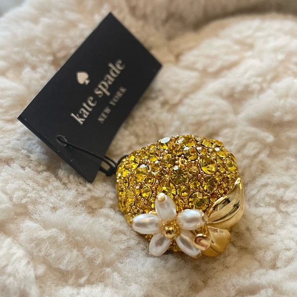 Kate Spade Fresh Squeeze Cocktail Ring Size 7 NWT - Picture 7 of 8